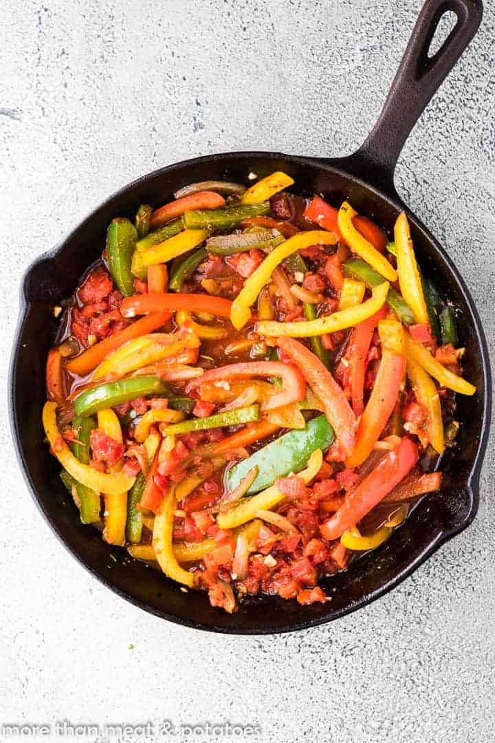 Easy Italian Sausage and Peppers Skillet Recipe - CucinaByElena