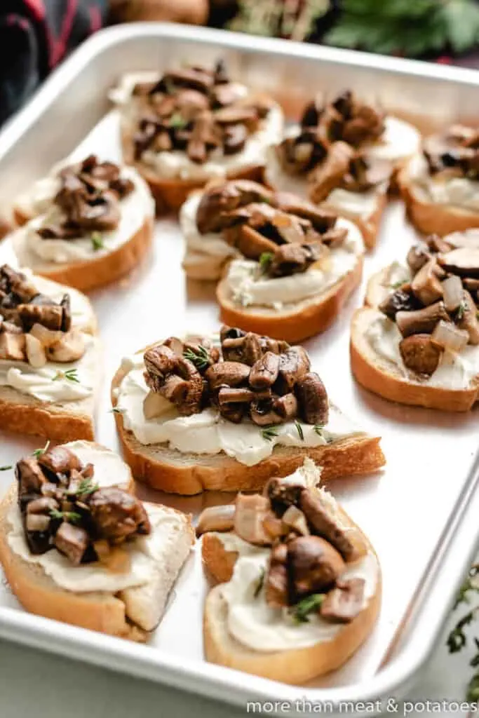 Fresh Herb Mushroom Toast