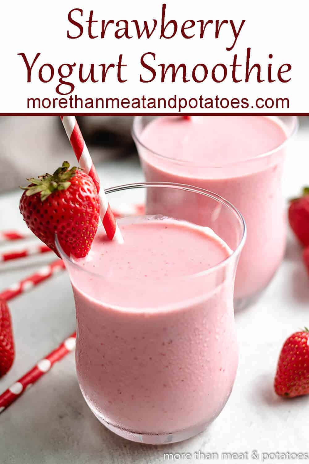 Strawberry Greek Yogurt Smoothie