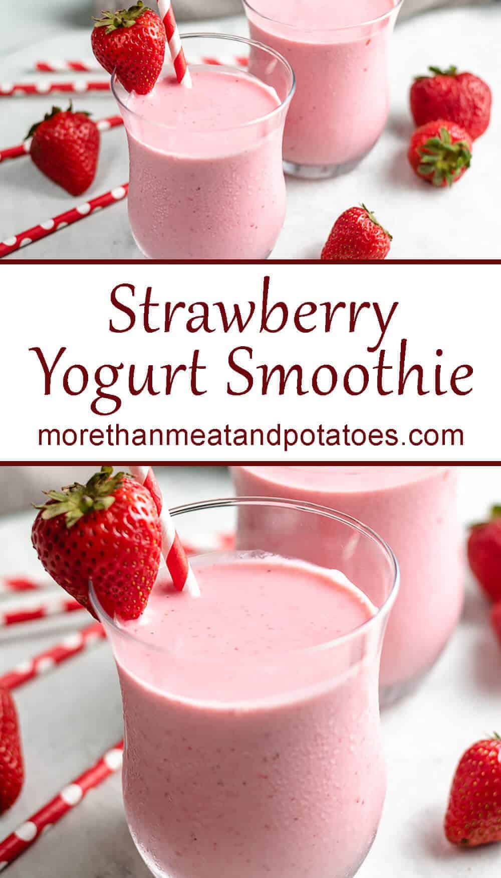 Strawberry Greek Yogurt Smoothie