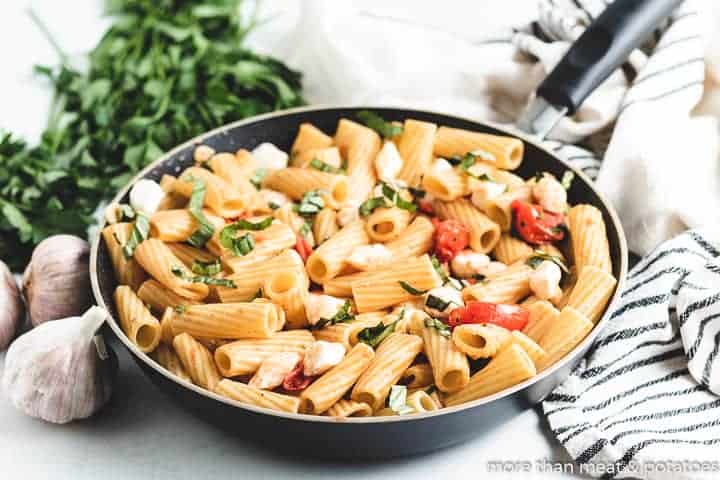 Rigatoni Caprese Pasta