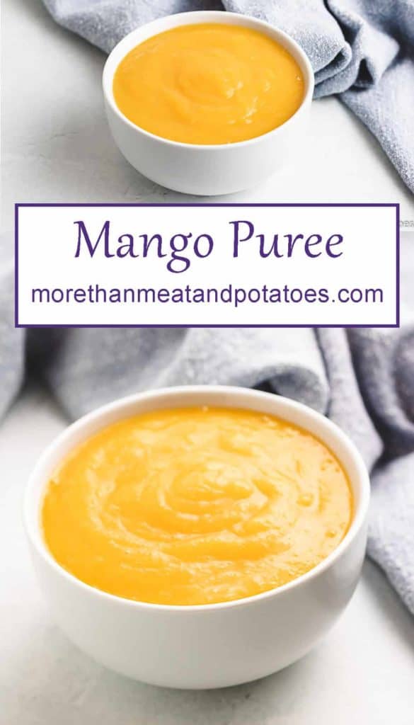 Mango Puree - More Than Meat And Potatoes