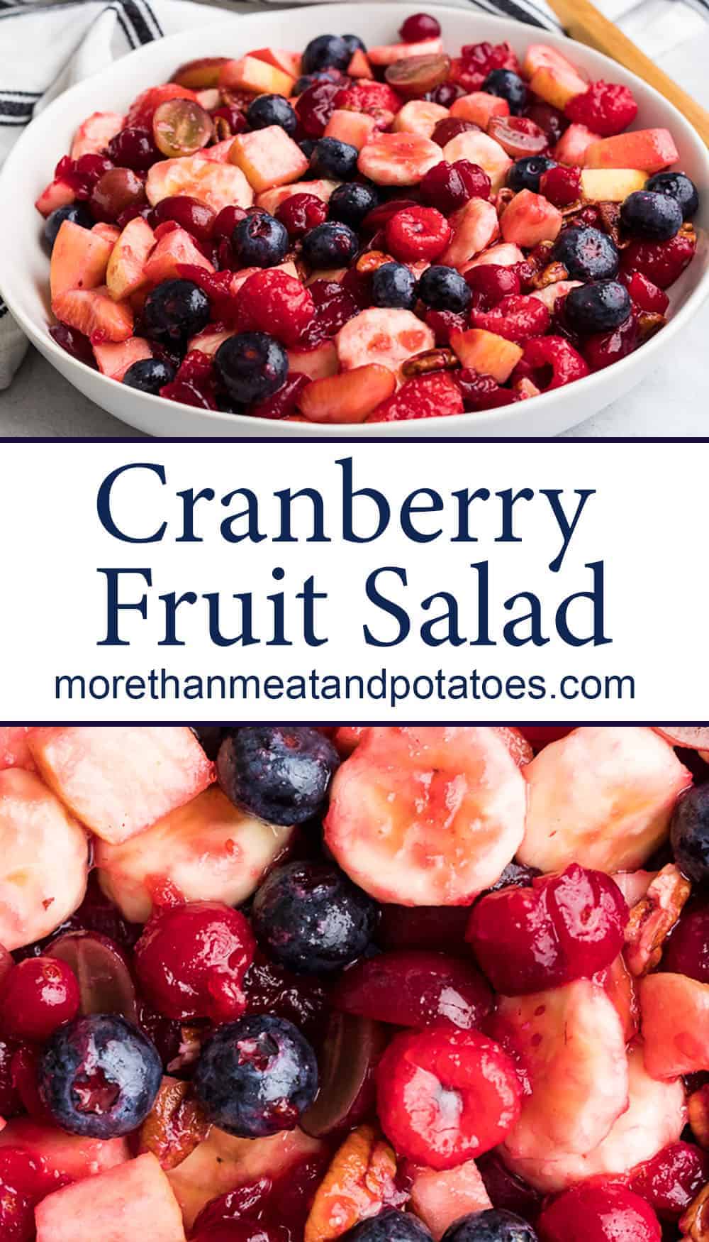 Cranberry Fruit Salad More Than Meat And Potatoes