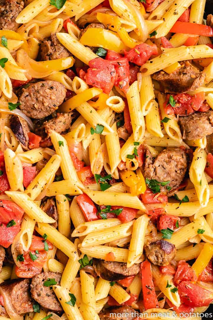 Sausage and Peppers Pasta