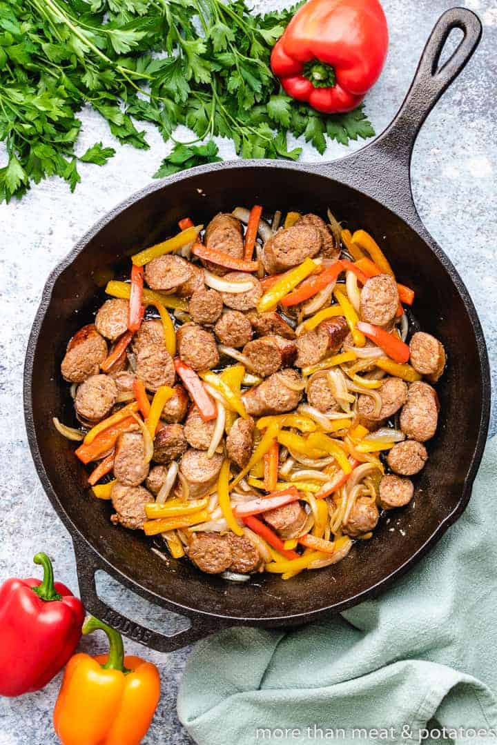 Sausage and Peppers Pasta