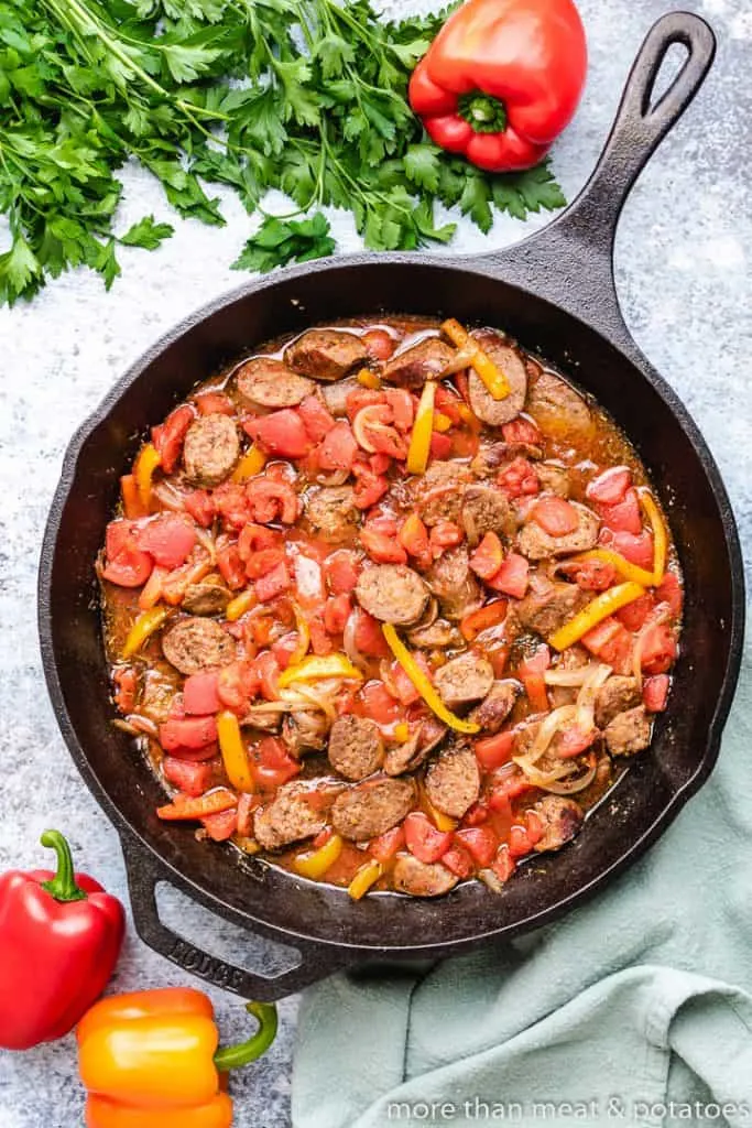 Sausage and Peppers Pasta