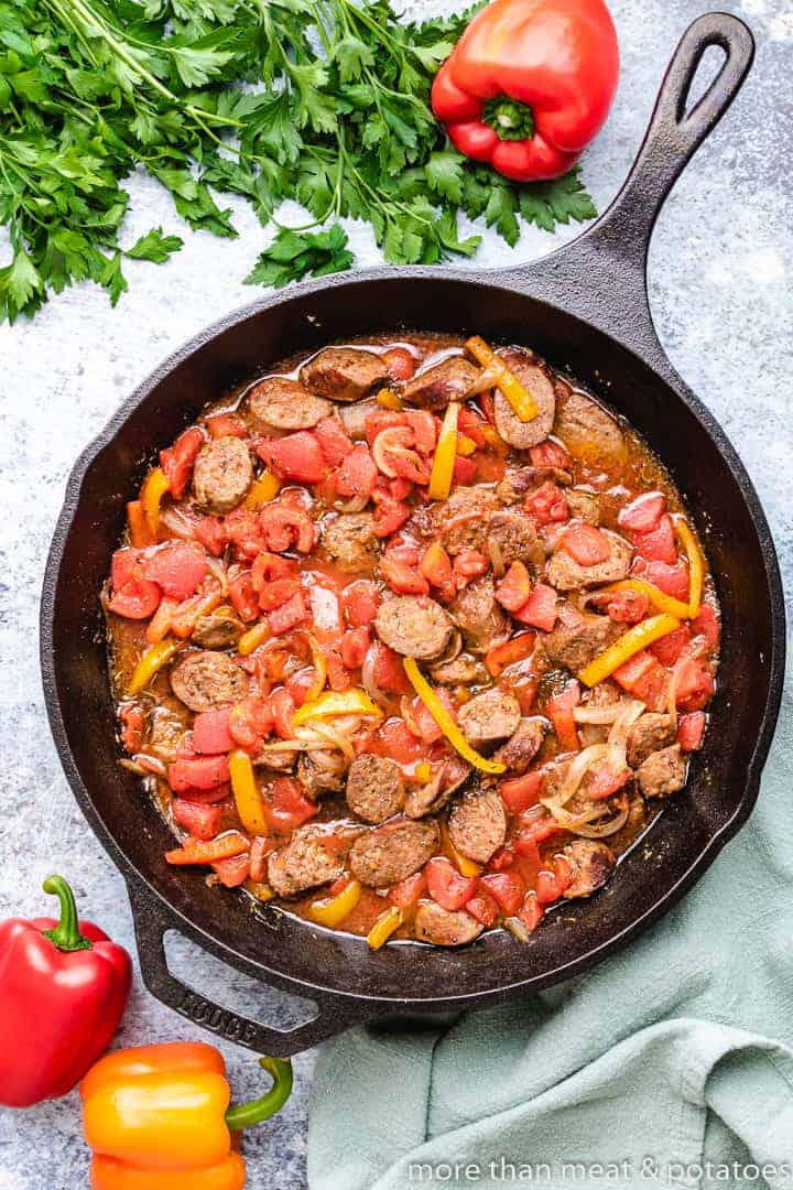 Sausage and Peppers Pasta
