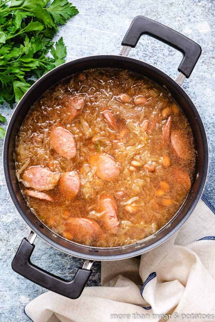 Sausage and Sauerkraut Soup