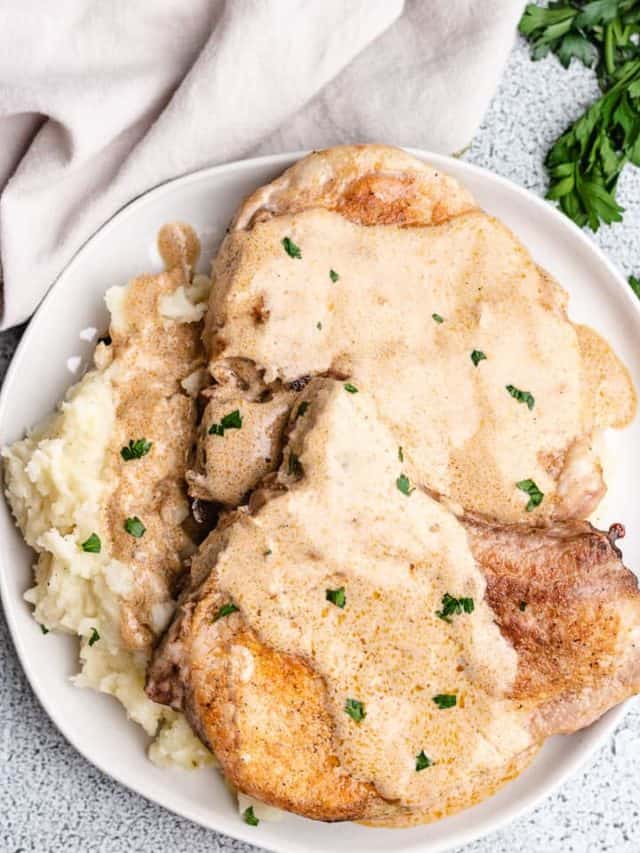 Sour Cream Pork Chops More Than Meat And Potatoes