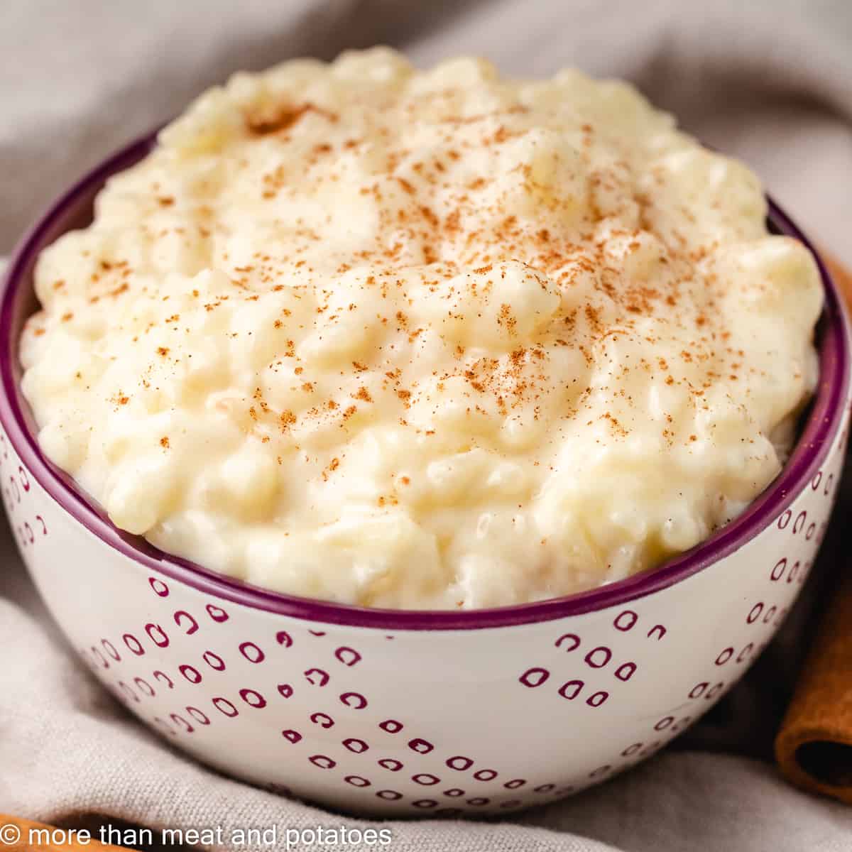 Rice pudding without eggs