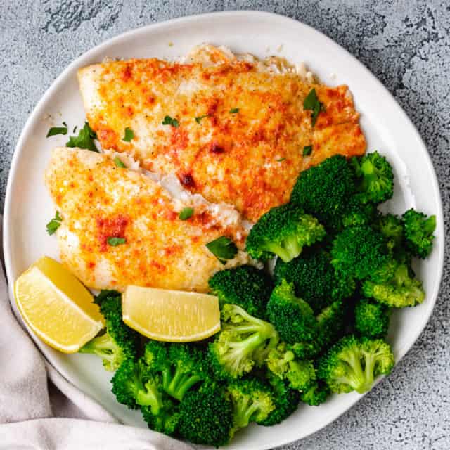 Baked Flounder Recipe With Lemon Garlic Butter