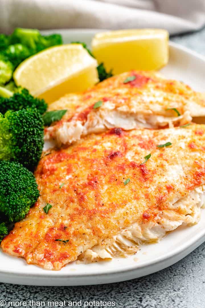 Baked Flounder Recipe With Lemon Garlic Butter