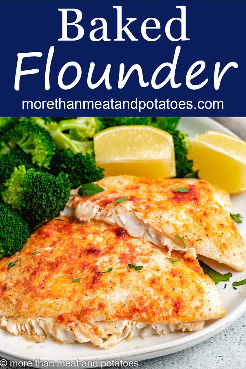 Baked Flounder Recipe With Lemon Garlic Butter