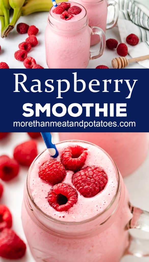 10 Minute Raspberry Smoothie