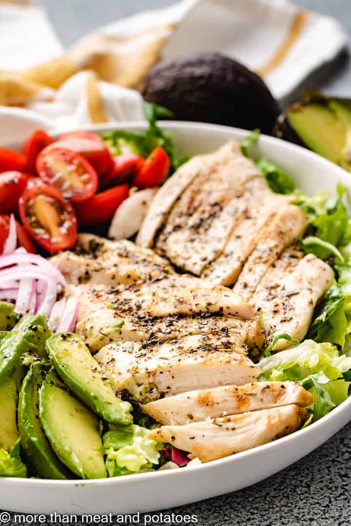 Grilled Chicken Avocado Salad