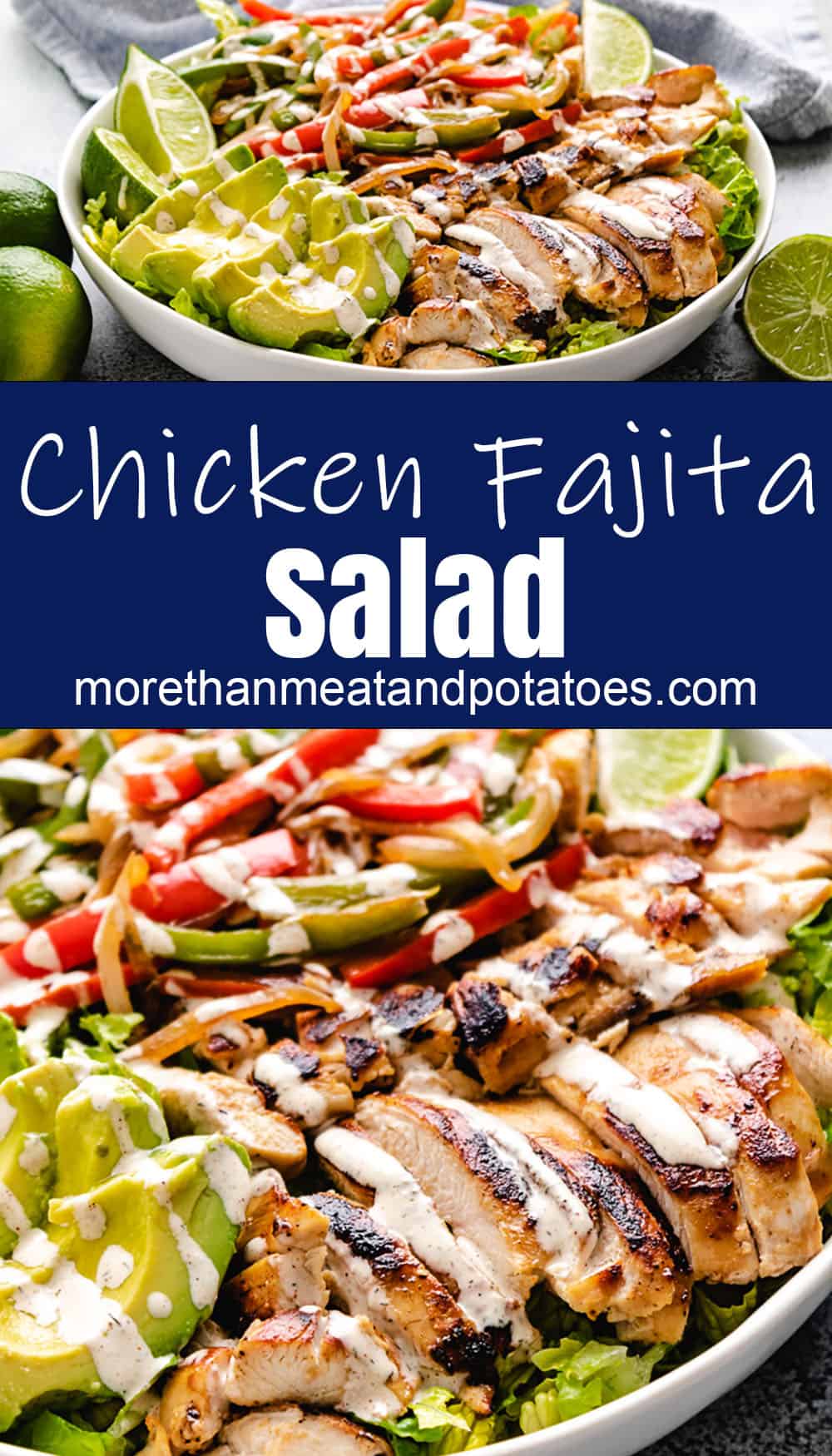 Chicken Fajita Salad - More Than Meat And Potatoes
