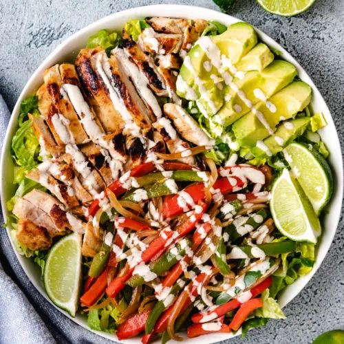 Chicken Fajita Salad