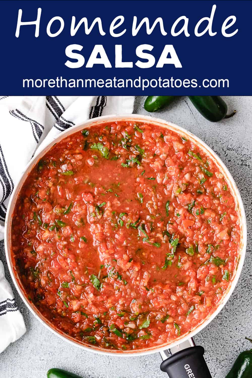 Easy Homemade Salsa Recipe - More Than Meat And Potatoes