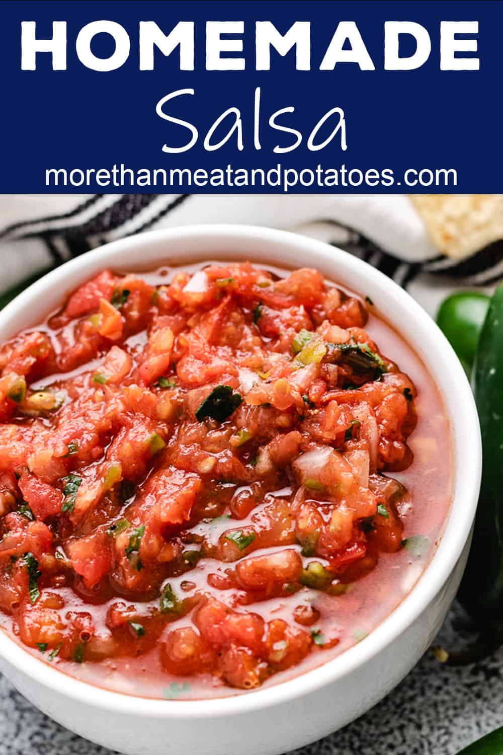 Easy Homemade Salsa Recipe - More Than Meat And Potatoes