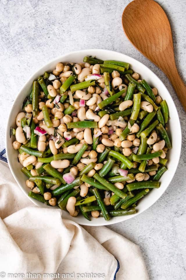 Three Bean Salad (No Sugar Added) More Than Meat And Potatoes