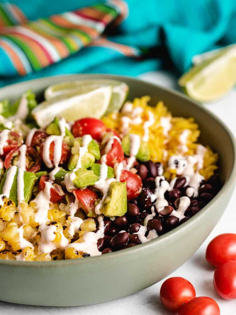 Vegetarian Burrito Bowl - More Than Meat And Potatoes