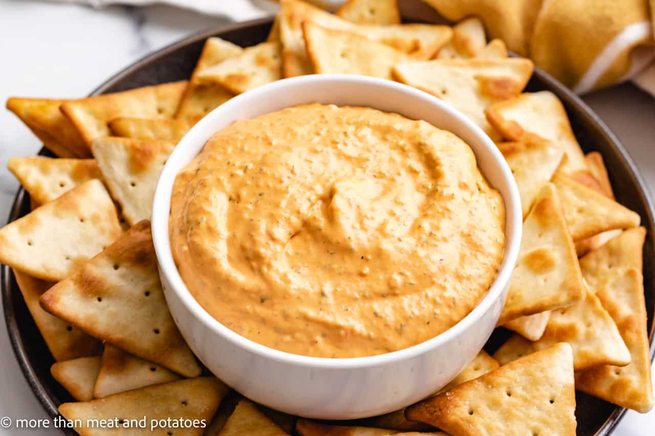 Easy Roasted Red Pepper Dip