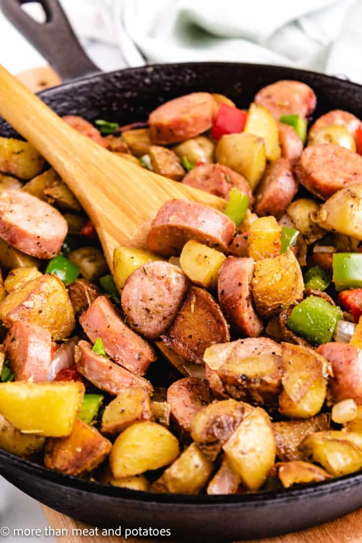 Sausage And Potatoes Skillet