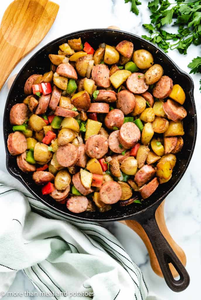 Sausage And Potatoes Skillet