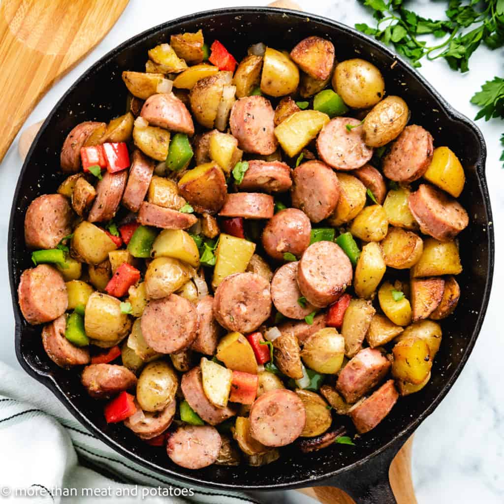 Sausage And Potatoes Skillet