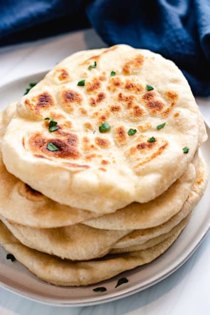 Easy Sourdough Naan Bread Recipe