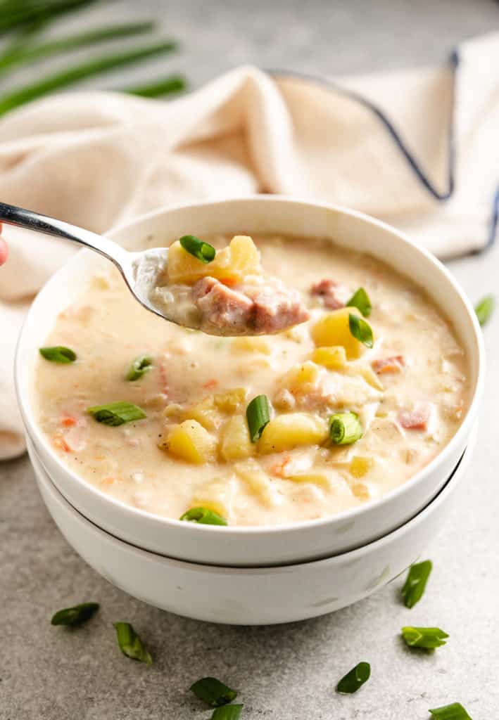 Crockpot Ham And Potato Soup