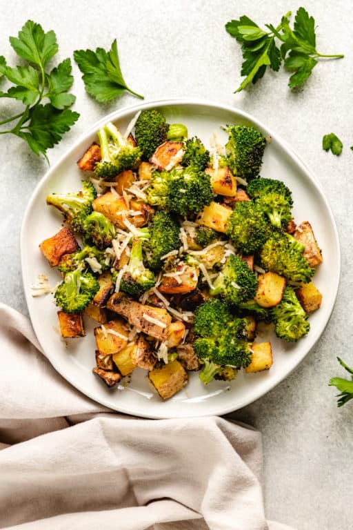 Roasted Potatoes And Broccoli