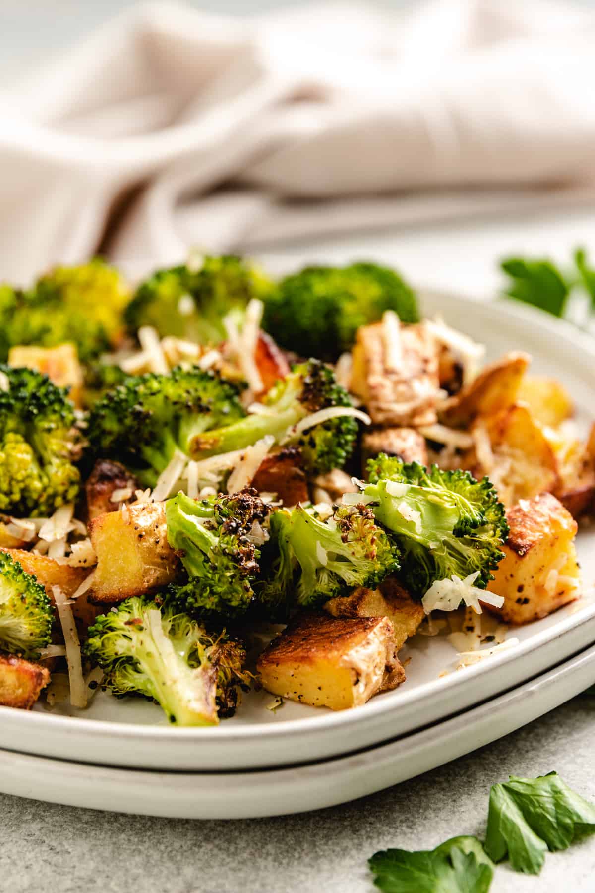 Roasted Potatoes And Broccoli