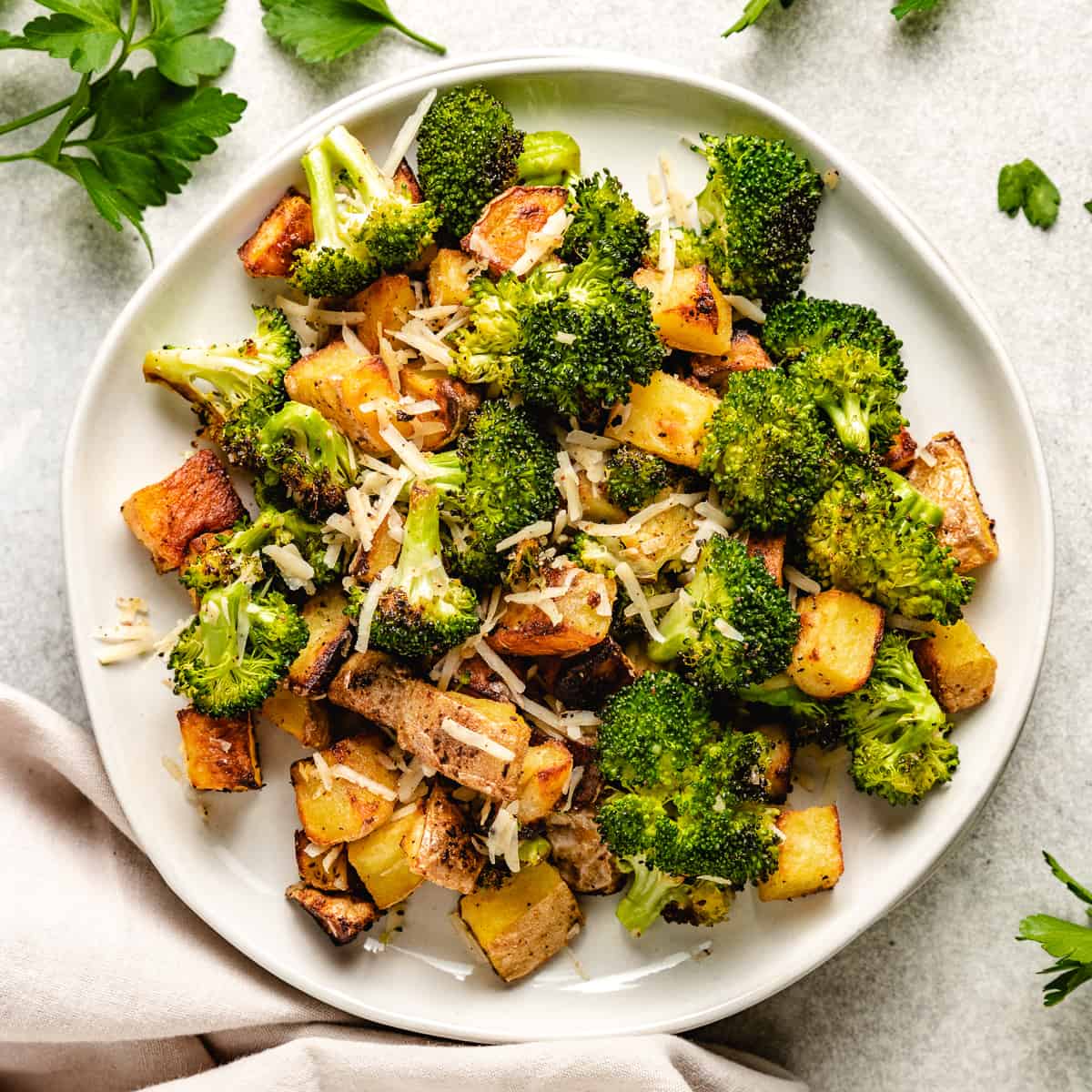 Roasted Potatoes and Broccoli - More Than Meat And Potatoes