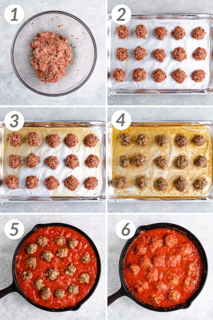 Baked Meatballs