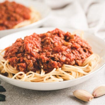 Spaghetti Sauce (with Beef Broth)