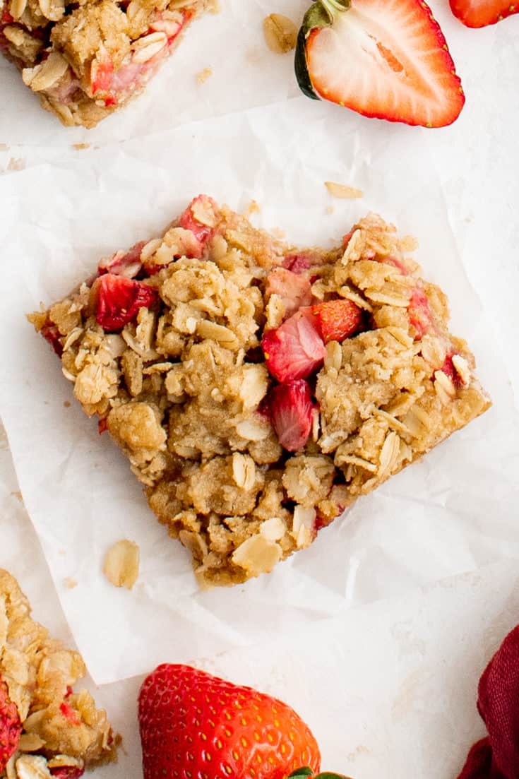 Strawberry Oatmeal Bars