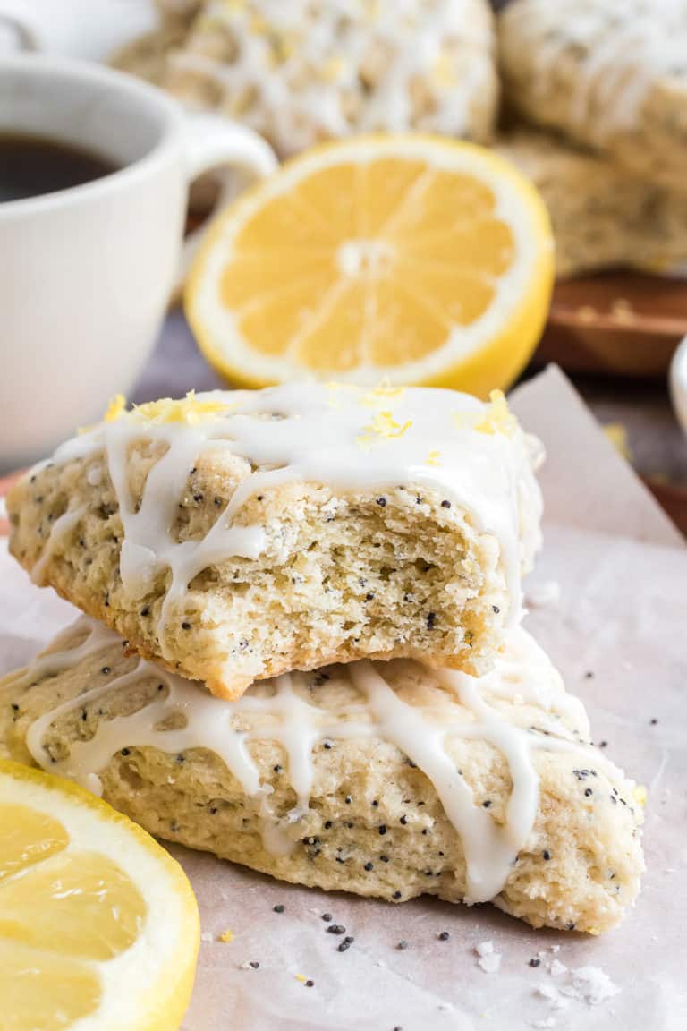 Lemon Poppy Seed Scones Recipe