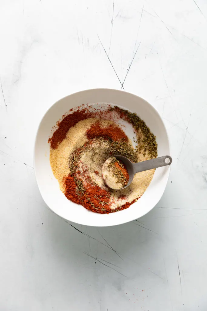 Spice blend in a bowl.