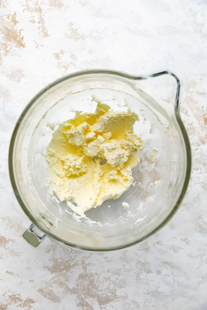 Mascarpone in a mixing bowl.