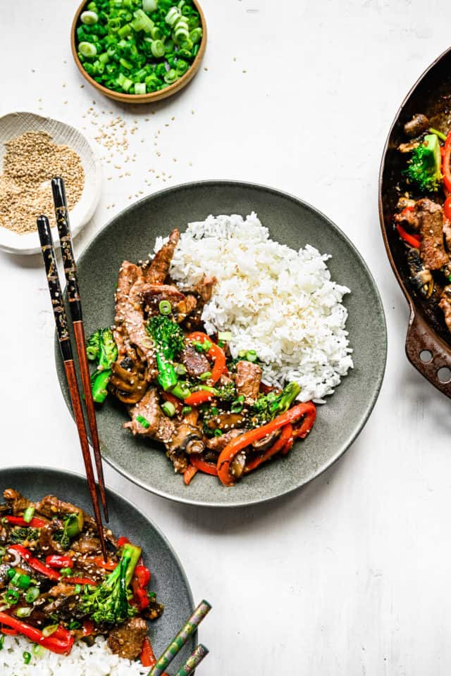 Beef with Garlic Sauce