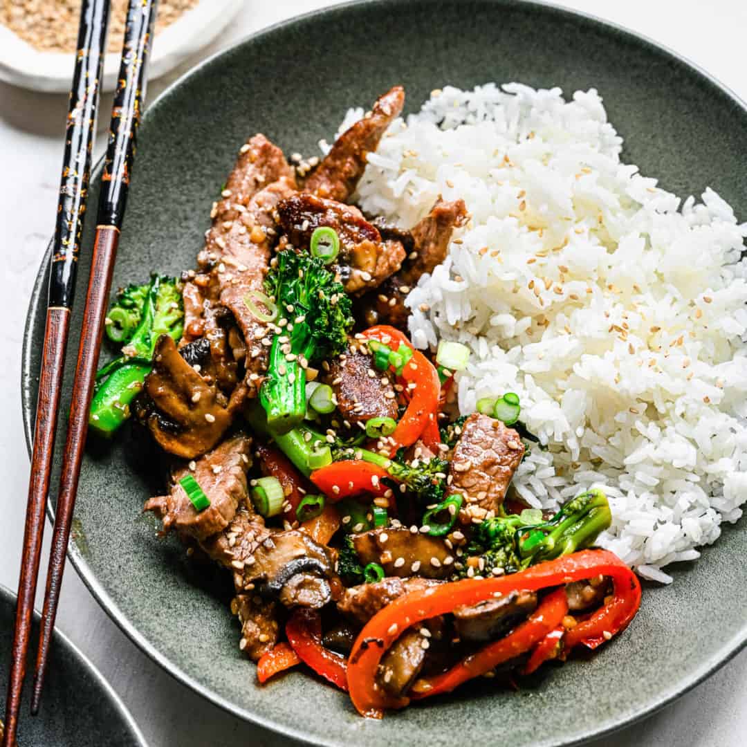 Beef with Garlic Sauce