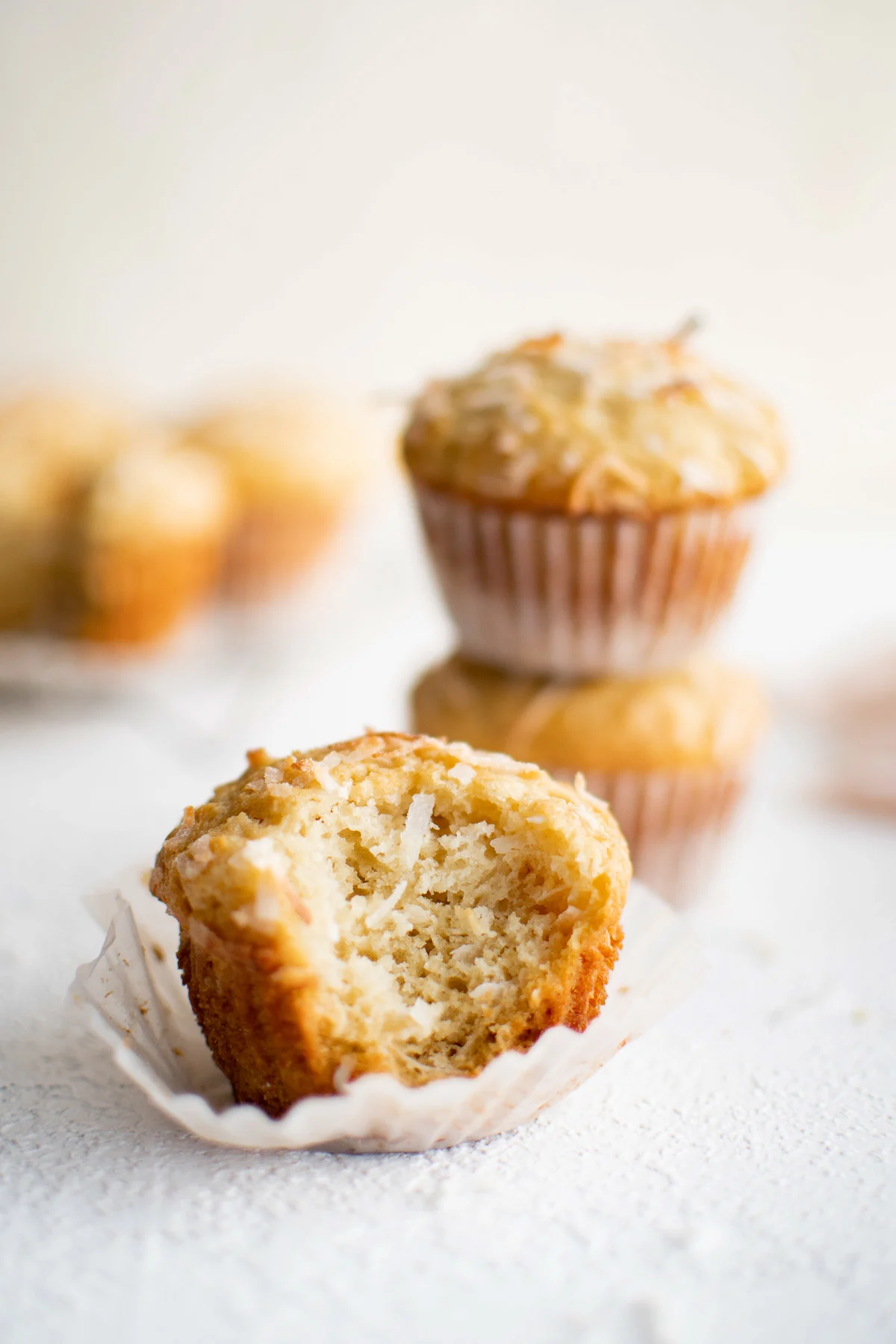 Coconut Muffins with Coconut Milk