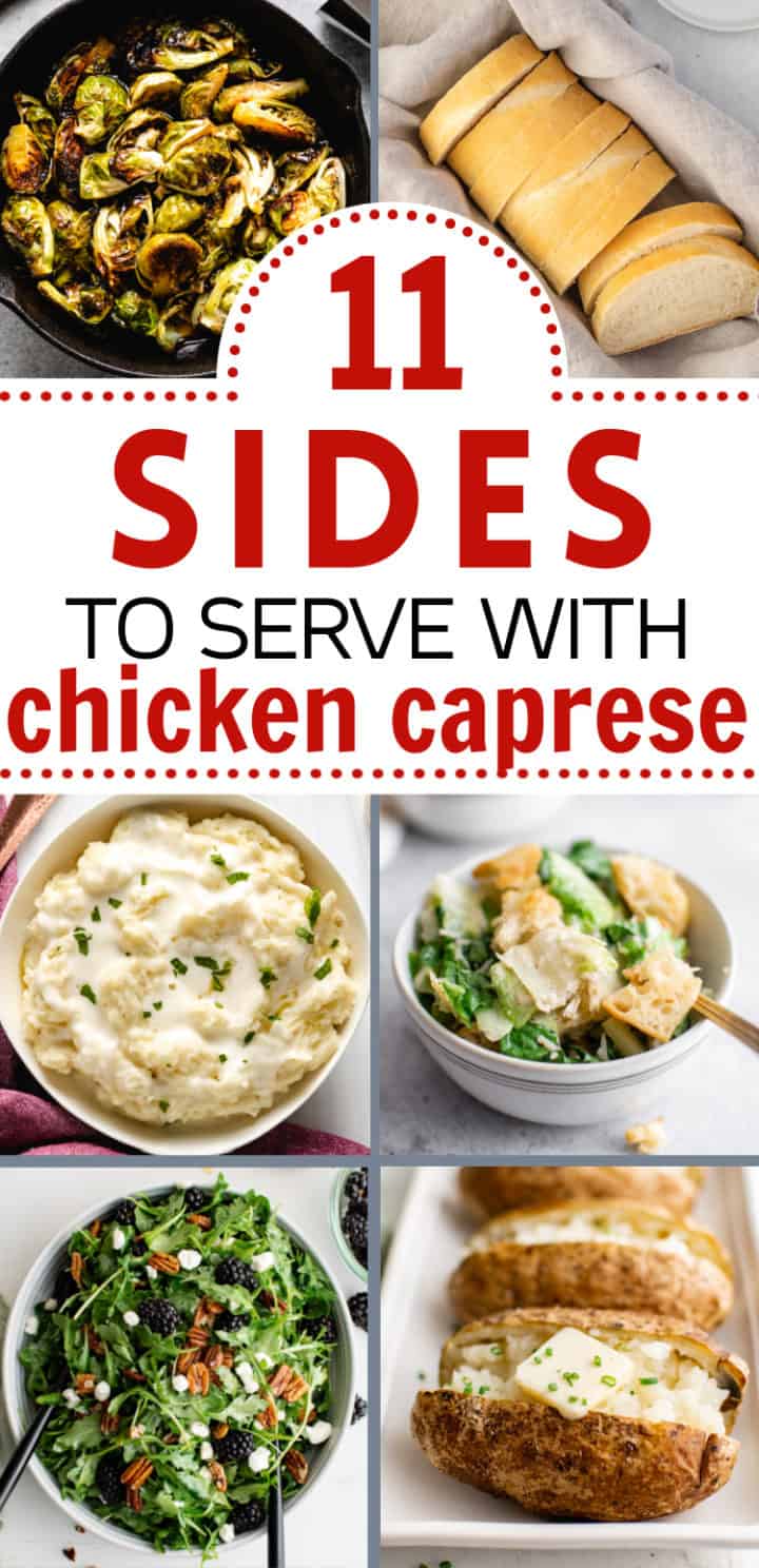 Side dish ideas for a chicken dinner.