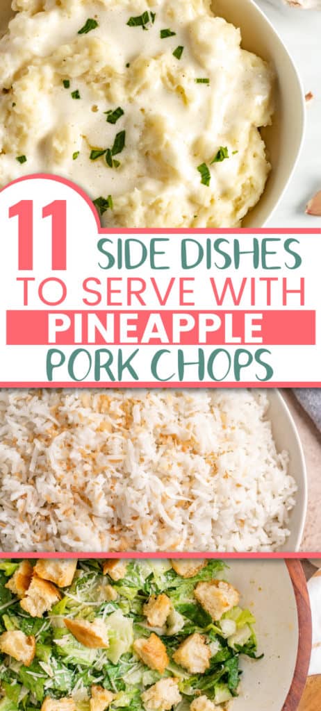 Three side dishes to serve with pork.