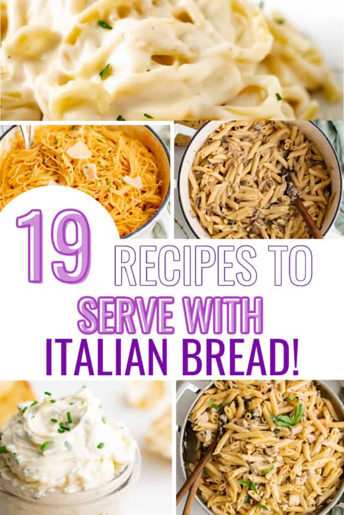 Things to serve with Italian bread.