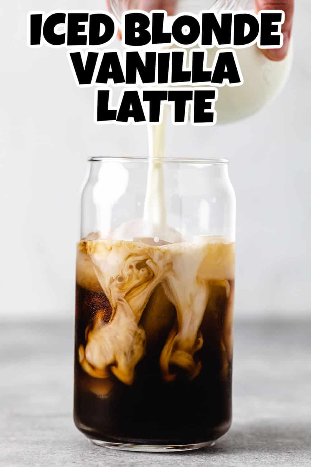 Iced Blonde Vanilla Latte