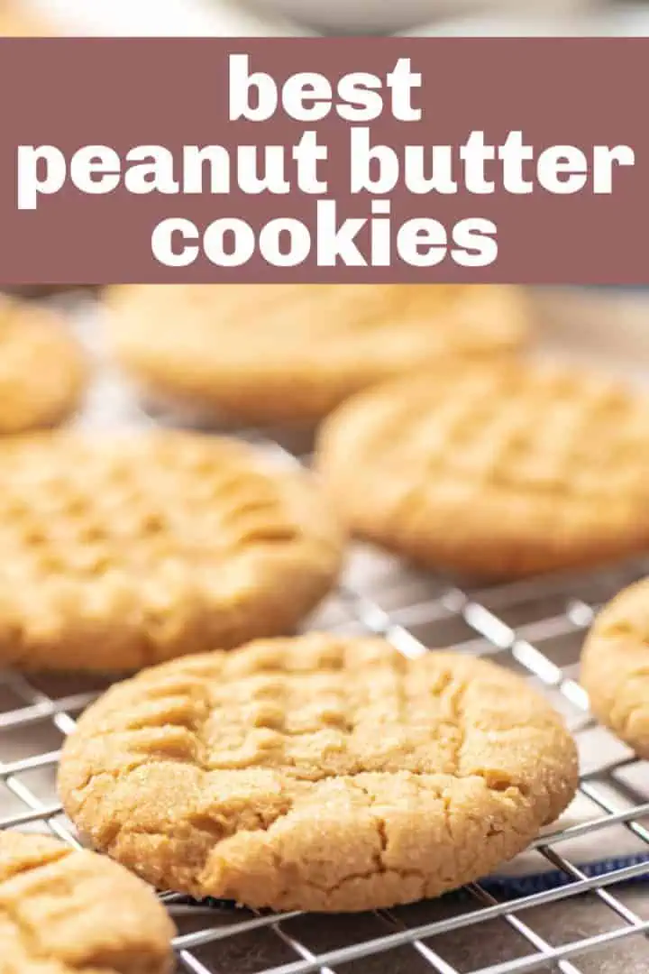 Close up view of a cookie on a cooling rack.