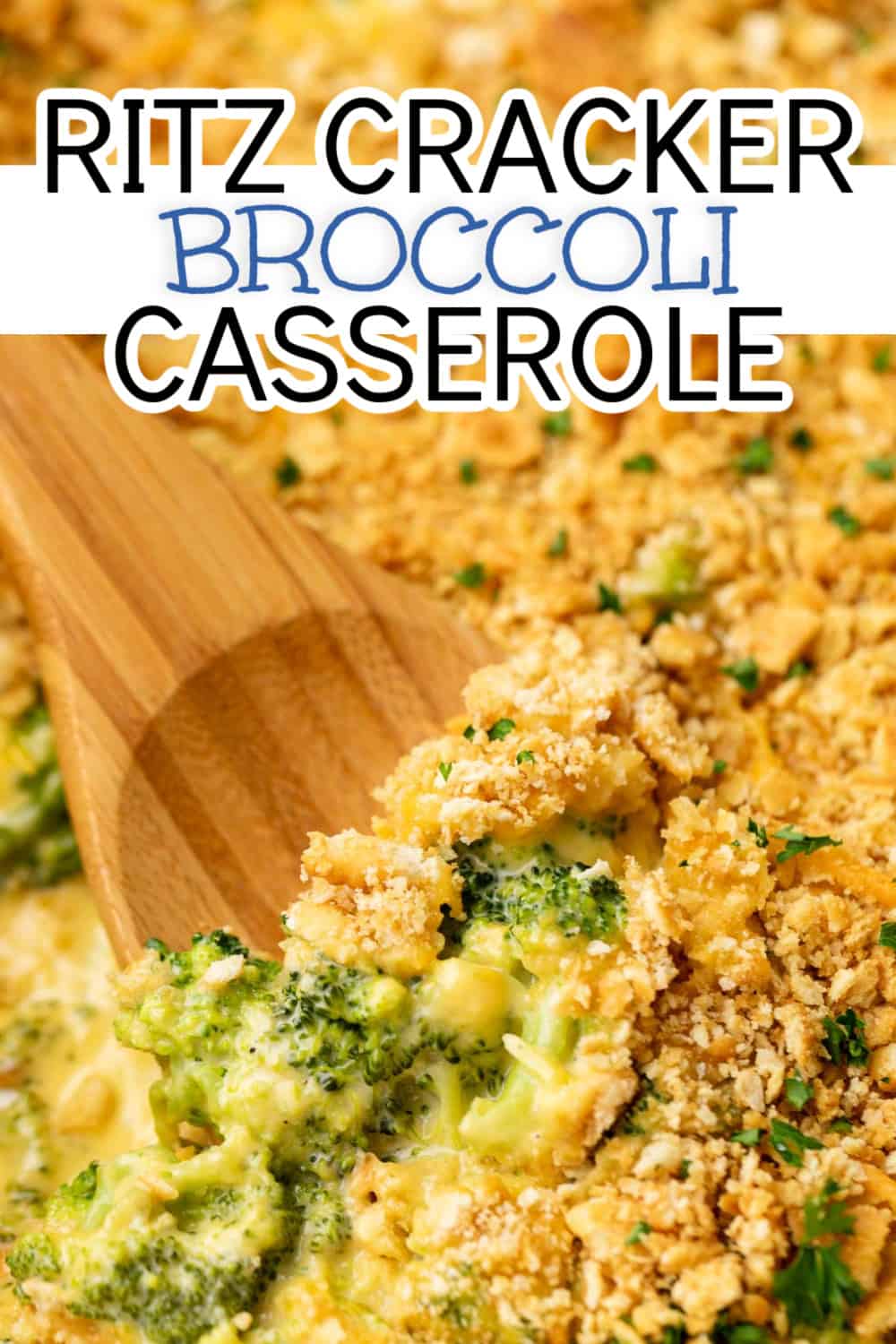 Velveeta Ritz Broccoli Casserole   Broccoli Casserole Pin 2 