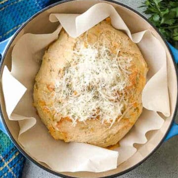 Dutch Oven No-Knead Parmesan Black Pepper Bread With Variations